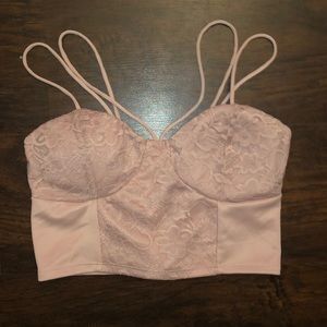 Lace crop top